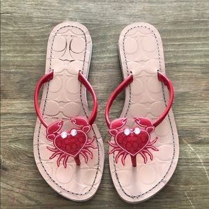 Coach Crab Sandals